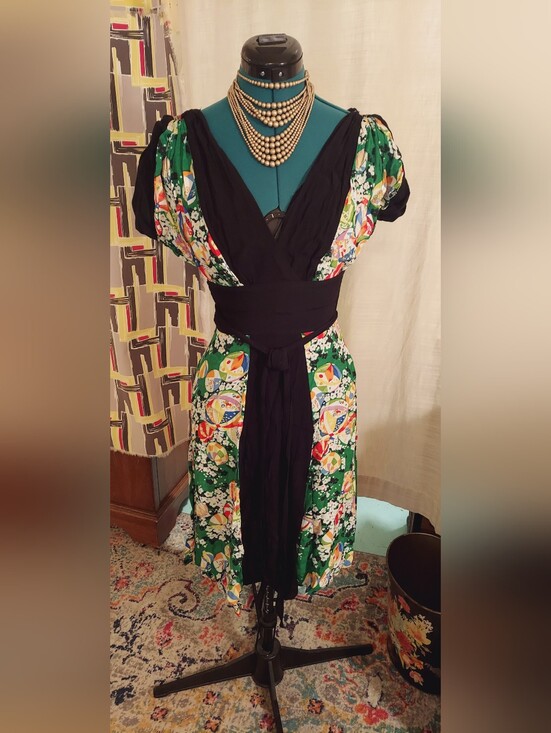 Trashy Diva Dresses & Skirts - Trashy Diva Green Kimono Obi